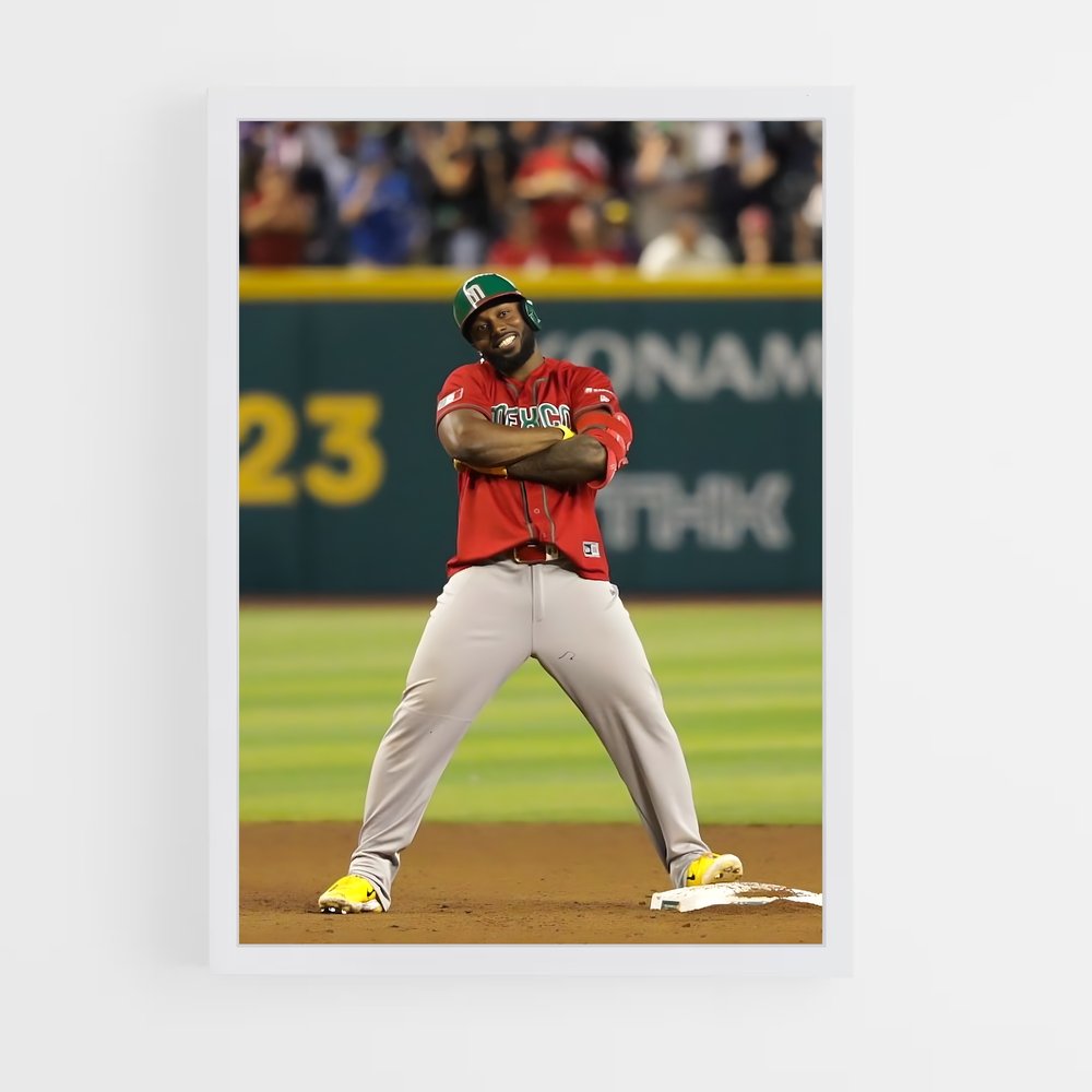 Poster Home Run Emotion – affiche Baseball (vue 3)
